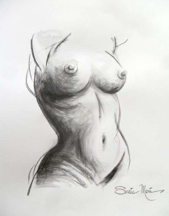 figurative, charcoal, Susan Morris